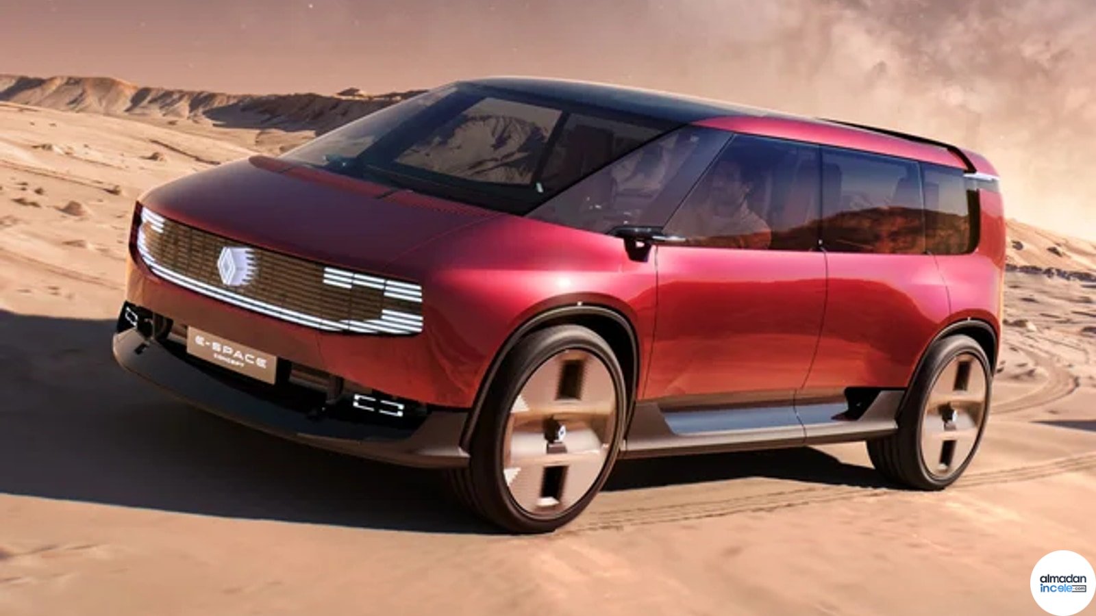 Renault E-Space Concept, Paris Otomobil Fuarı için yayımlanan gerçek konsept otomobil görseli