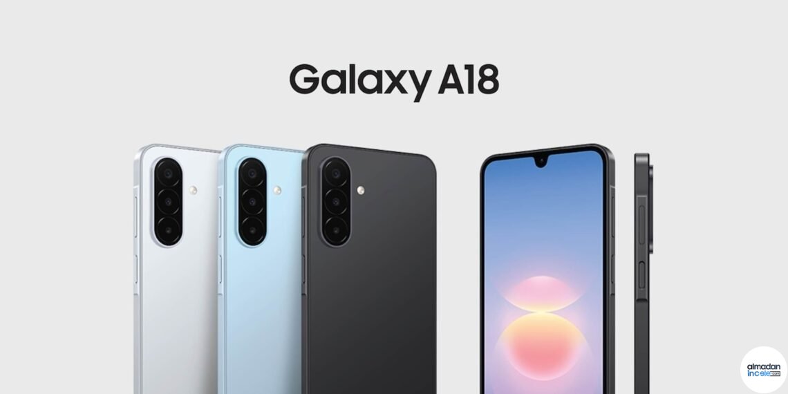 Samsung Galaxy A18 akıllı telefonun ürün görseli