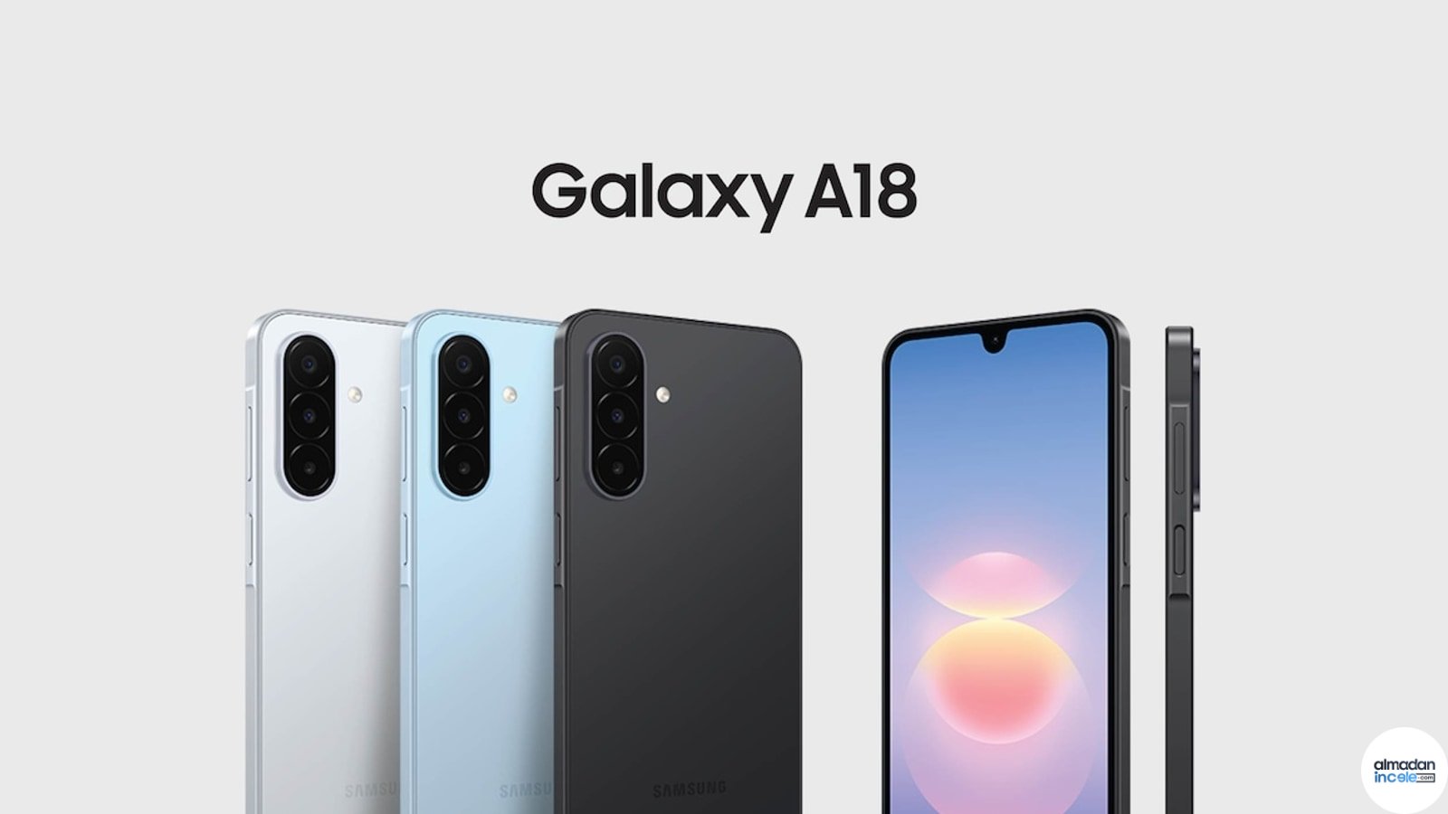 Samsung Galaxy A18 akıllı telefonun ürün görseli