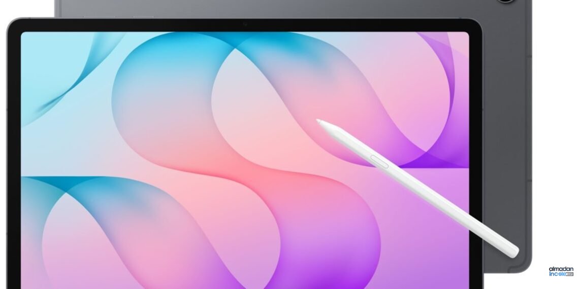 Galaxy Tab S12+ tablet ve S Pen resmi ürün görseli