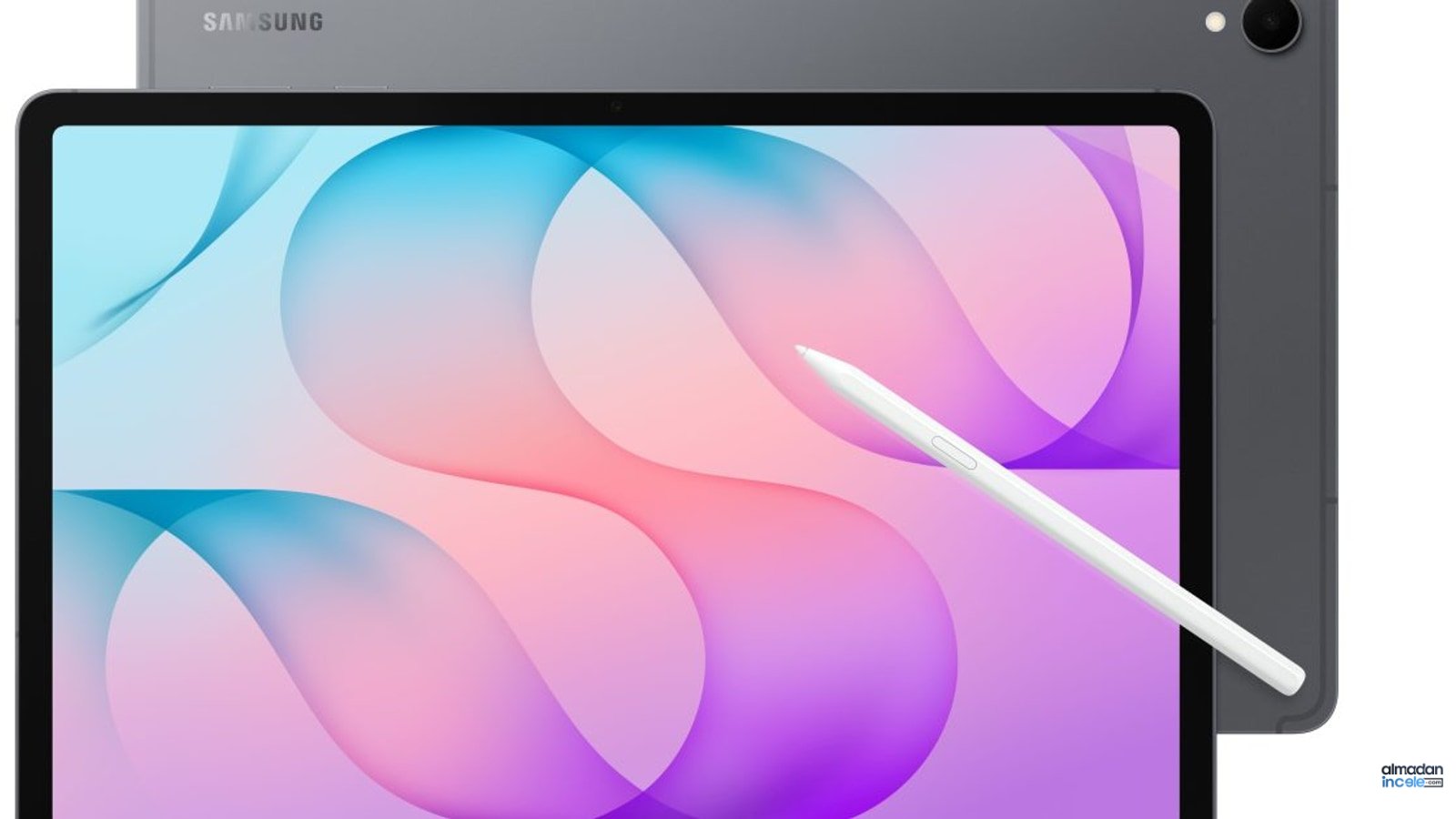 Galaxy Tab S12+ tablet ve S Pen resmi ürün görseli