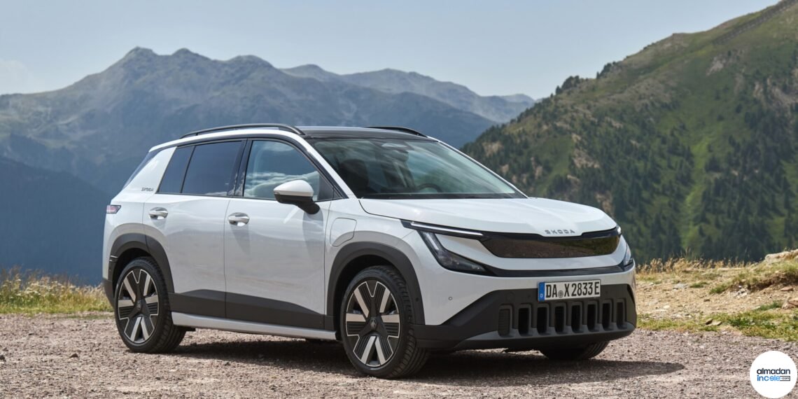Škoda Epiq elektrikli şehir SUV’sinin resmi basın fotoğrafı; Sportline donanımına ait ayrı görsel henüz yayımlanmadı