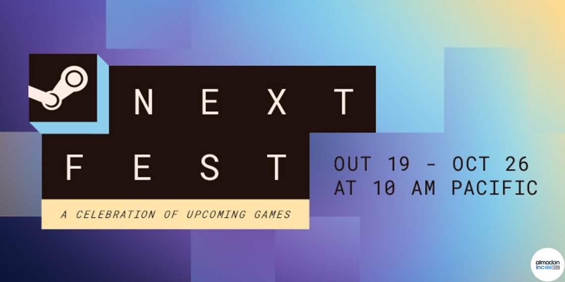 Steam Next Fest Ekim 2026 resmî etkinlik bannerı ve yaklaşan oyunlar duyurusu