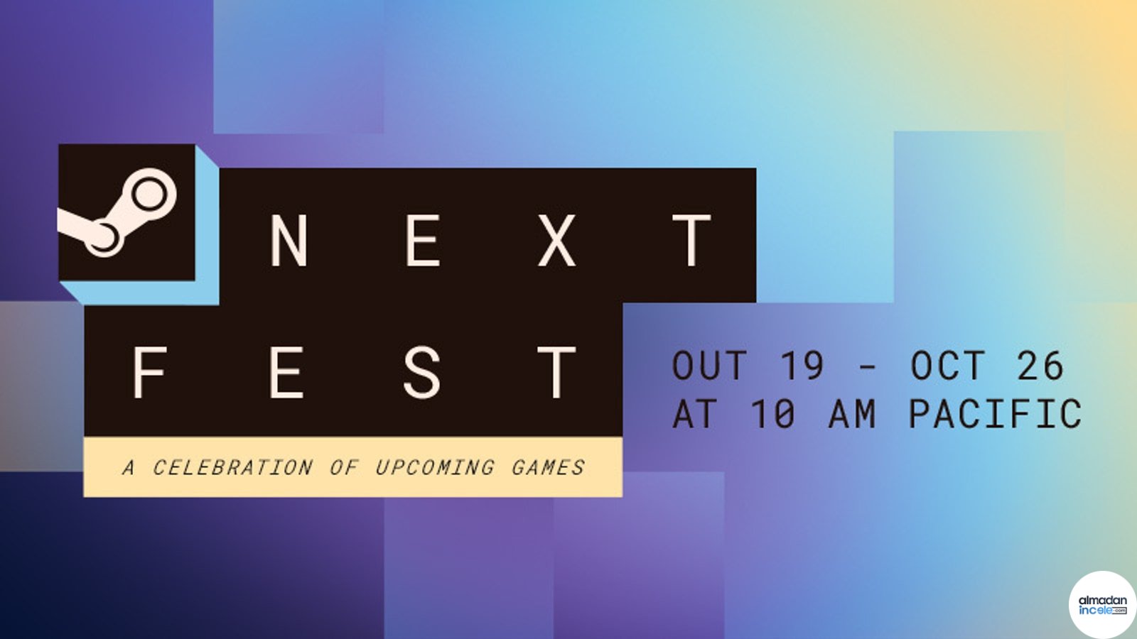 Steam Next Fest Ekim 2026 resmî etkinlik bannerı ve yaklaşan oyunlar duyurusu