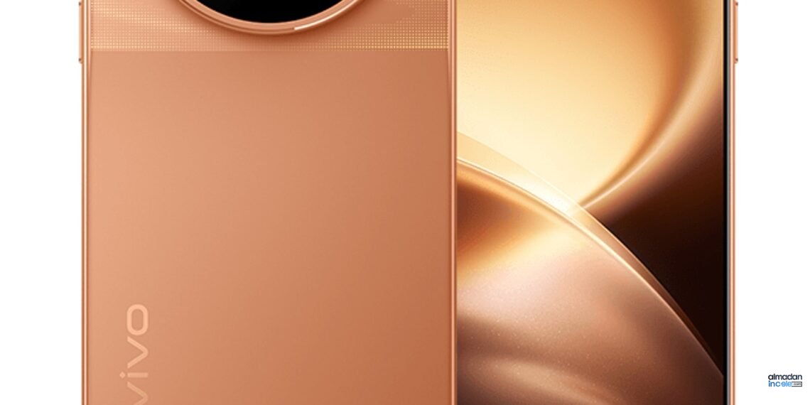 vivo X500 serisi telefonun ZEISS kamera modülünü öne çıkaran tanıtım görseli