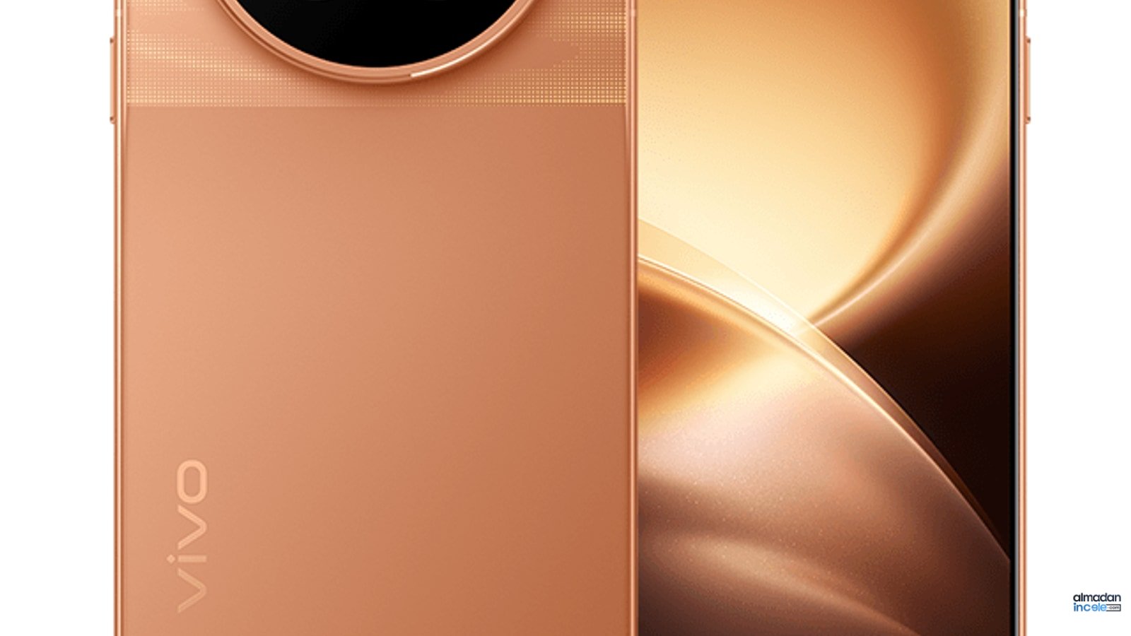 vivo X500 serisi telefonun ZEISS kamera modülünü öne çıkaran tanıtım görseli